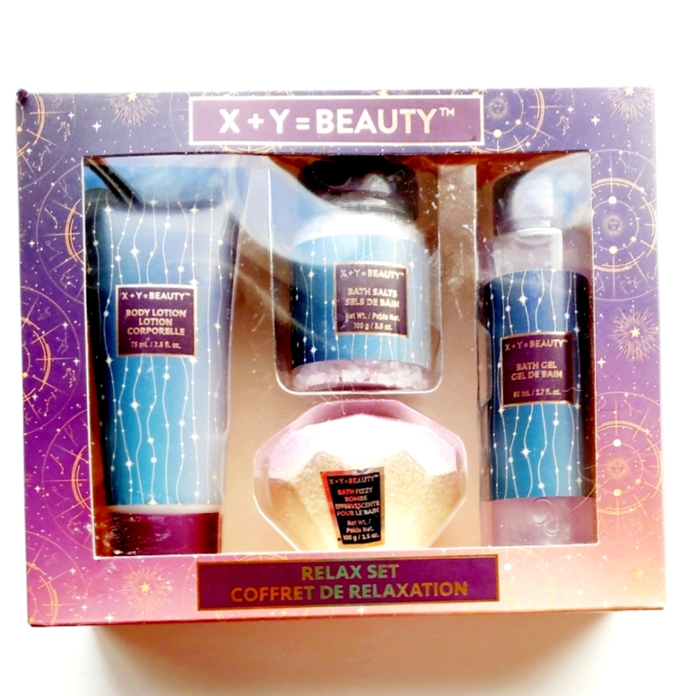 X+Y=Beauty Bath Relax Set Unsealed New
